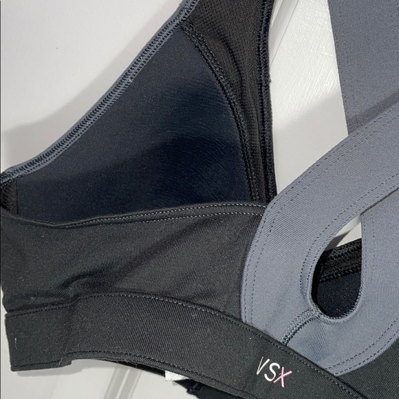 Victoria's Secret SPORT Sports Bra Black Gray - Picture 5 of 7